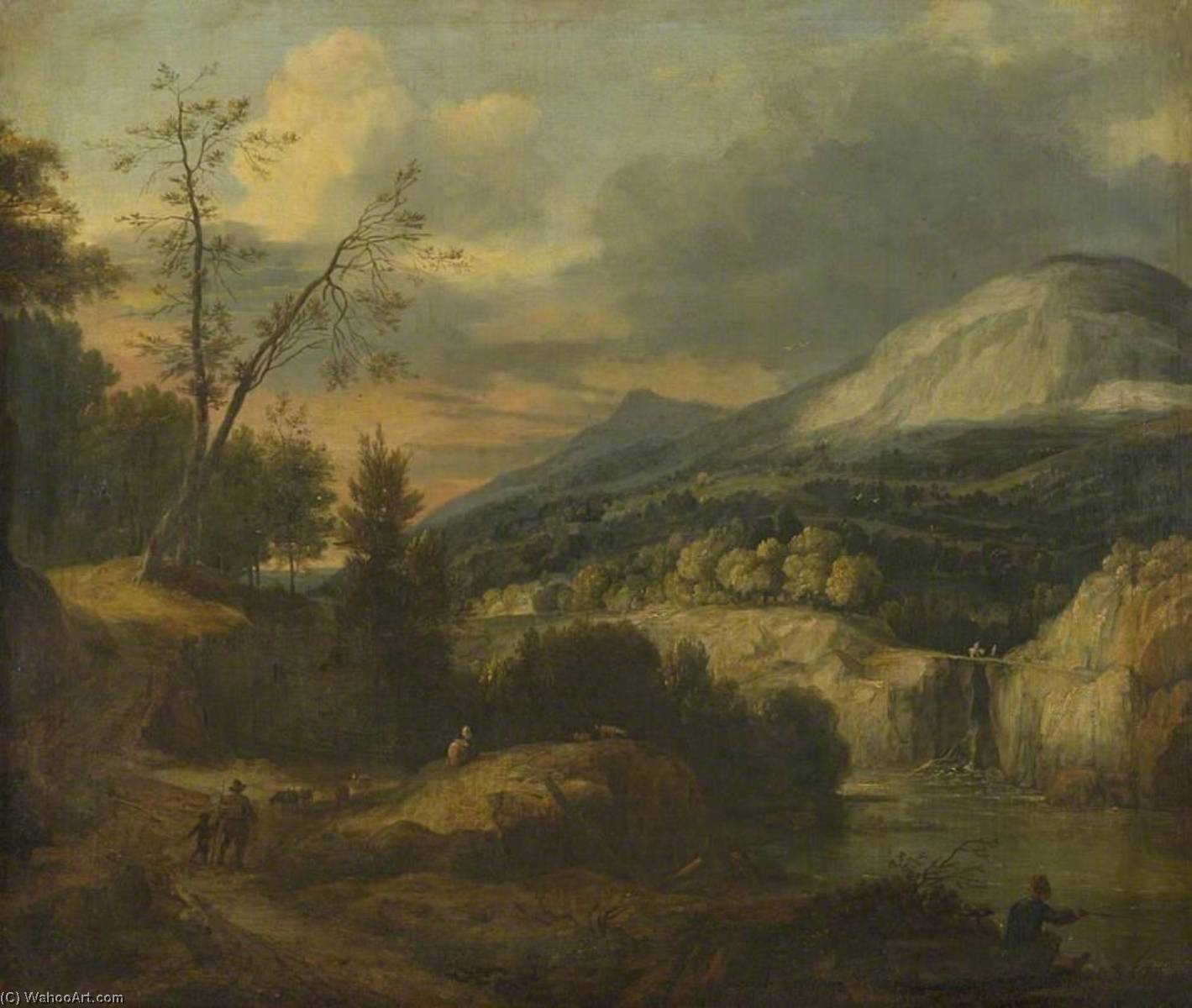 Wikioo.org - The Encyclopedia of Fine Arts - Painting, Artwork by Roelant Roghman - A Mountainous Landscape