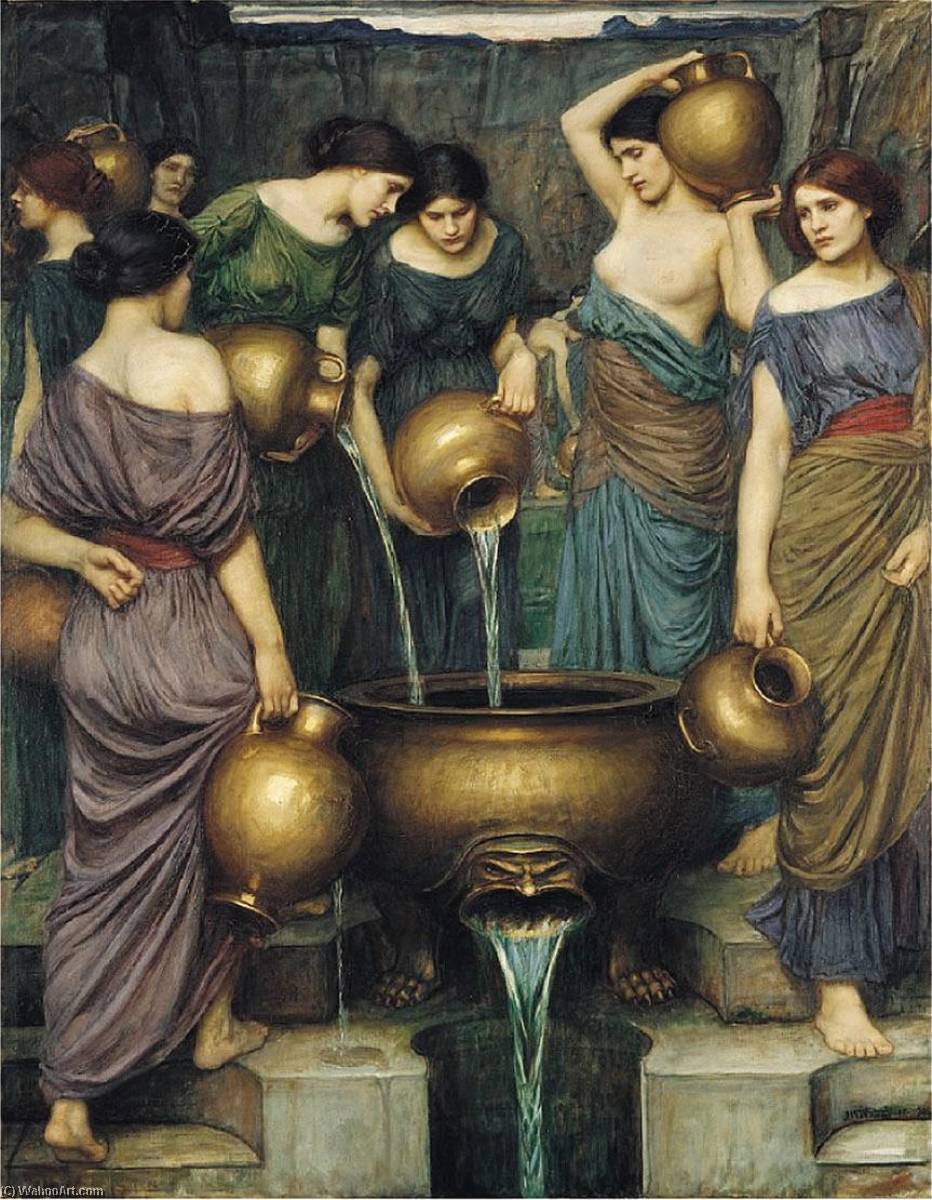 Wikioo.org - The Encyclopedia of Fine Arts - Painting, Artwork by John William Waterhouse - The Danaides
