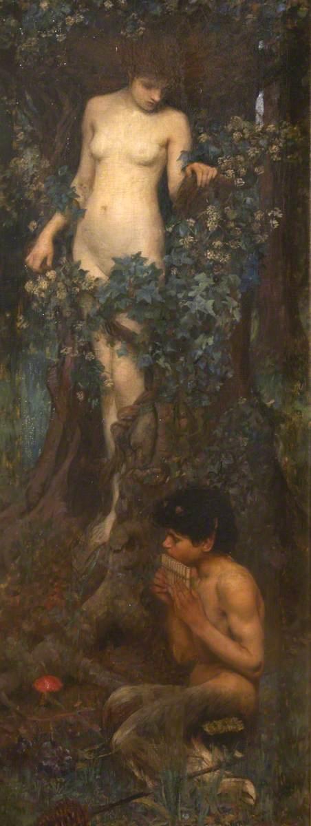 Wikioo.org - The Encyclopedia of Fine Arts - Painting, Artwork by John William Waterhouse - Hamadryad or A Hamadryad