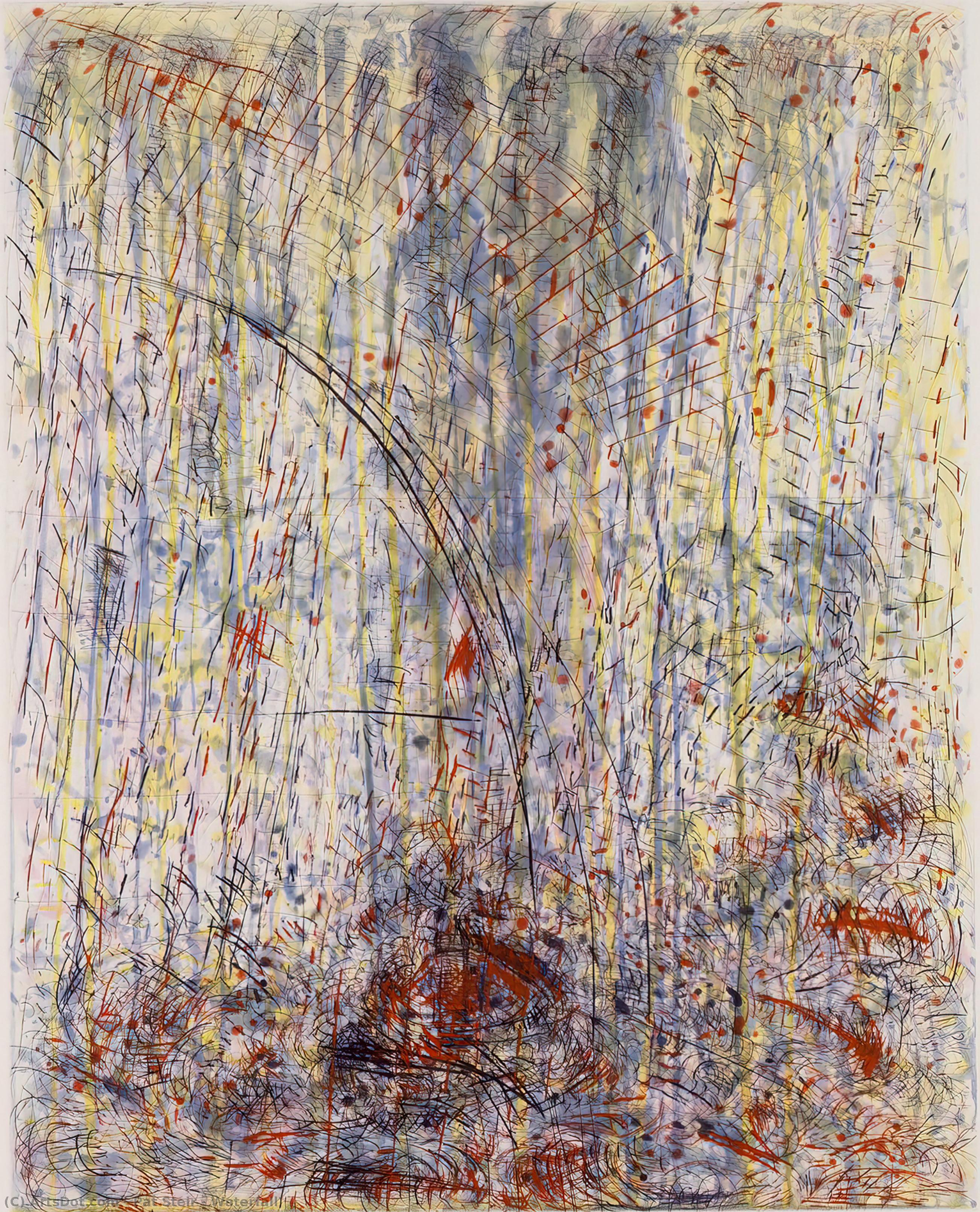 Wikioo.org - The Encyclopedia of Fine Arts - Painting, Artwork by Pat Steir - Waterfall