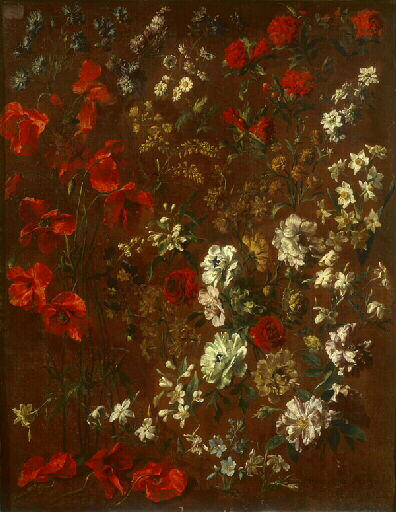 Wikioo.org - The Encyclopedia of Fine Arts - Painting, Artwork by Hyacinthe Rigaud - Etude de fleurs