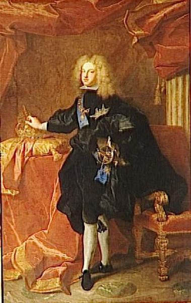 Wikioo.org – L'Encyclopédie des Beaux Arts - Peinture, Oeuvre de Hyacinthe Rigaud - PHILIPPE V , ROI D'ESPAGNE ( 1683 1746 )