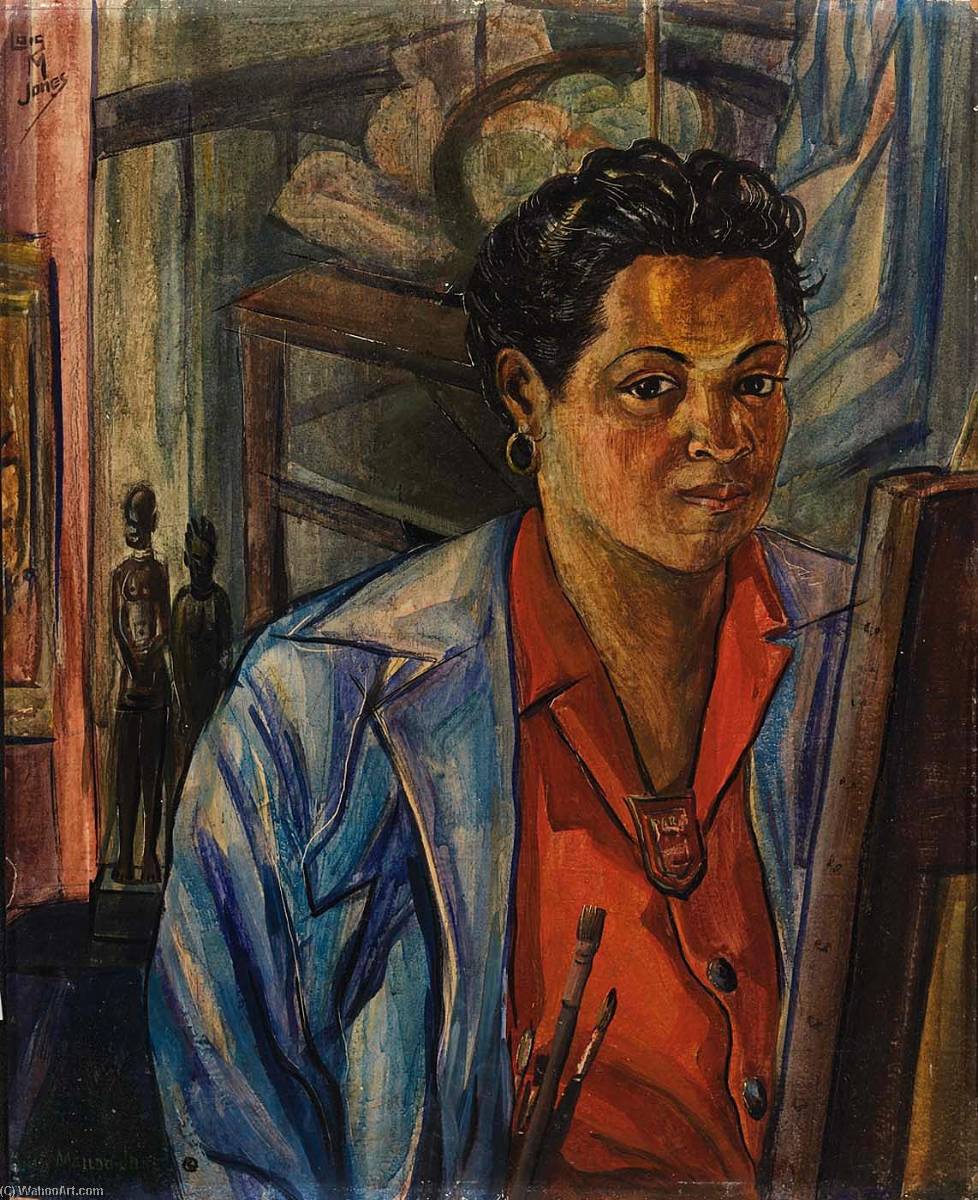 Wikioo.org - The Encyclopedia of Fine Arts - Painting, Artwork by Lois Mailou Jones - Self Portrait