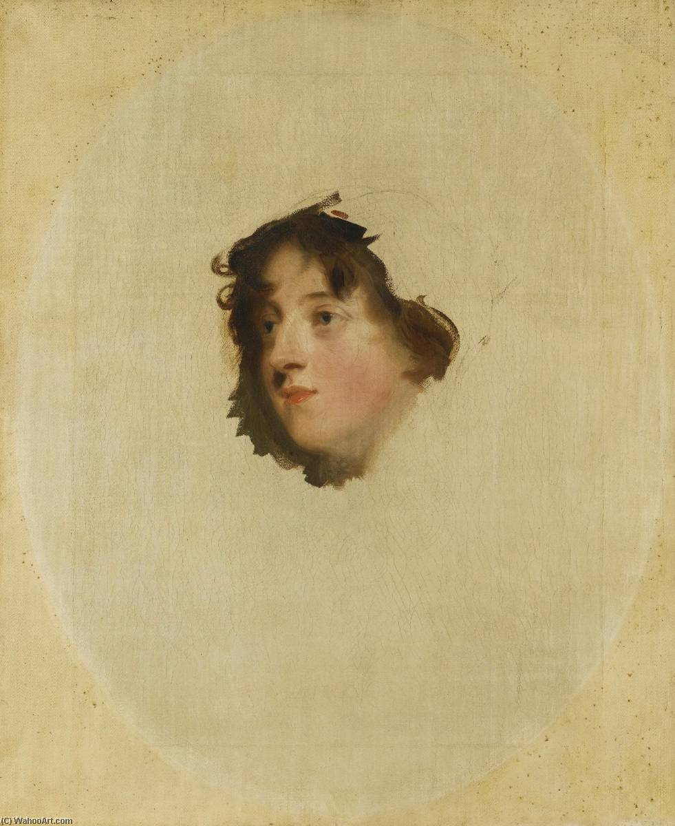Wikioo.org - The Encyclopedia of Fine Arts - Painting, Artwork by Thomas Lawrence - Portrait of Lady Elizabeth Lowther (d.1869)