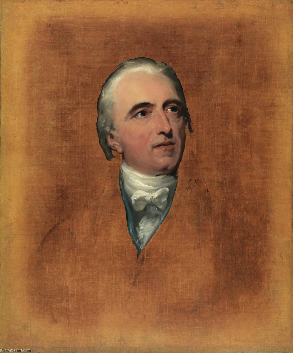 Wikioo.org - Bách khoa toàn thư về mỹ thuật - Vẽ tranh, Tác phẩm nghệ thuật Thomas Lawrence - Portrait of Charles Binny (1747 1822)