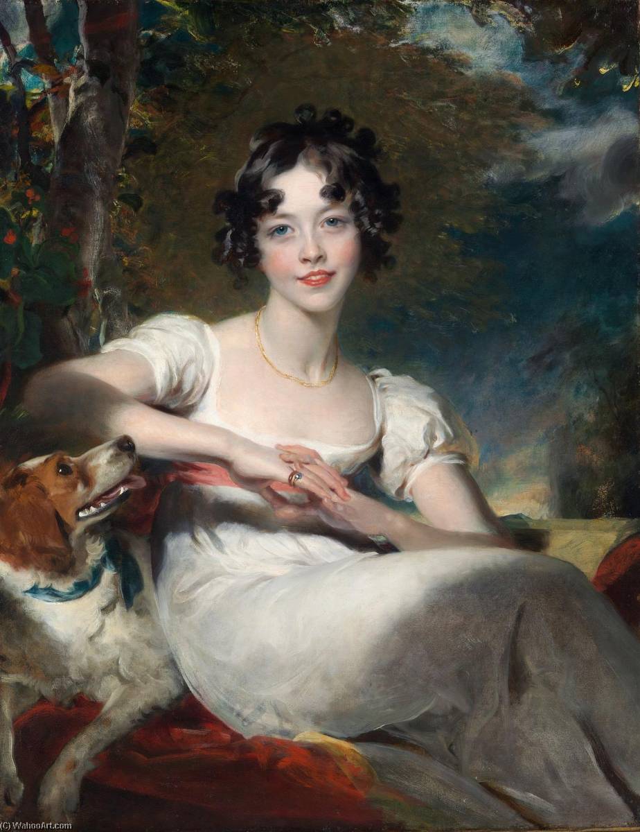 Wikioo.org – L'Enciclopedia delle Belle Arti - Pittura, Opere di Thomas Lawrence - lady maria conyngham