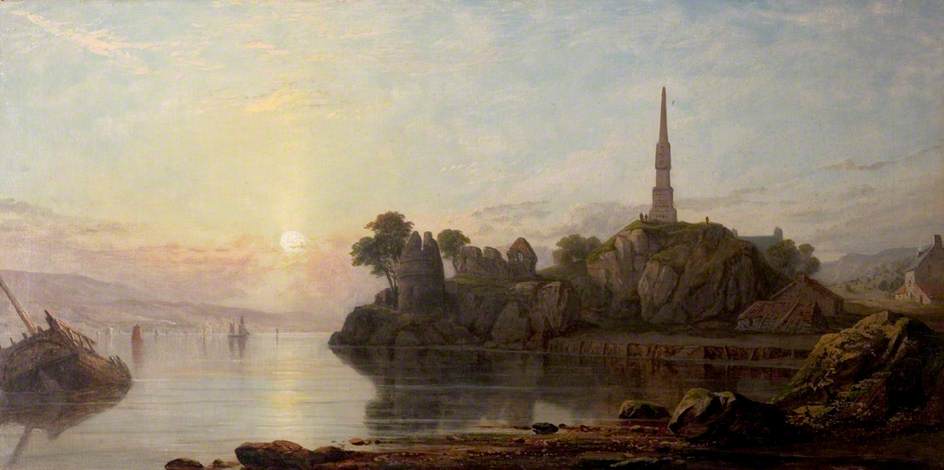 Wikioo.org - The Encyclopedia of Fine Arts - Painting, Artwork by George Frederick Buchanan - On the Clyde