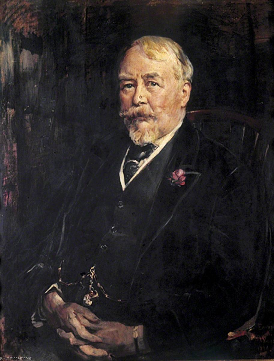 Wikioo.org - The Encyclopedia of Fine Arts - Painting, Artwork by Edwin Arthur Ward - Major Walter Rowley, FGS, Member of the Board of Governors of the Yorkshire College of Science and Council (1874), Member of the Council (1904–1920)