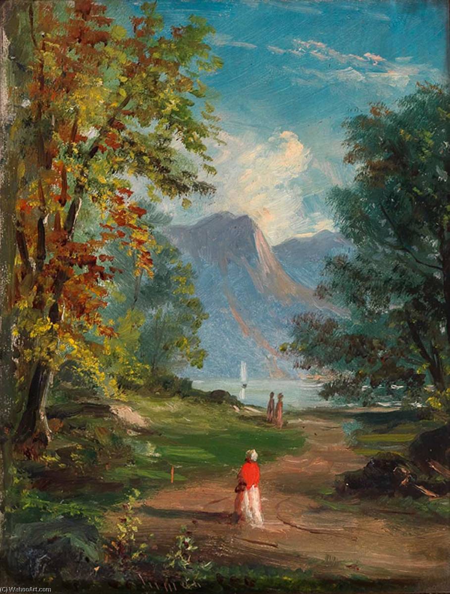 Wikioo.org - The Encyclopedia of Fine Arts - Painting, Artwork by John O'brien Inman - Landscape