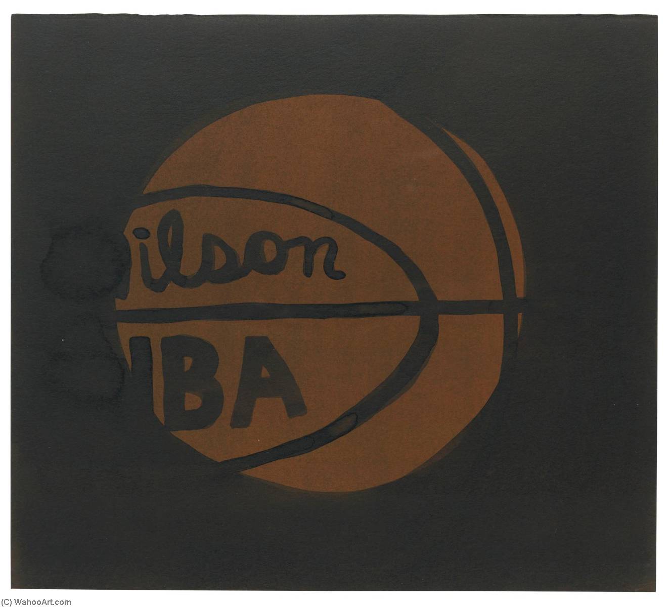 Wikioo.org - สารานุกรมวิจิตรศิลป์ - จิตรกรรม Jonas Wood - B ball 25