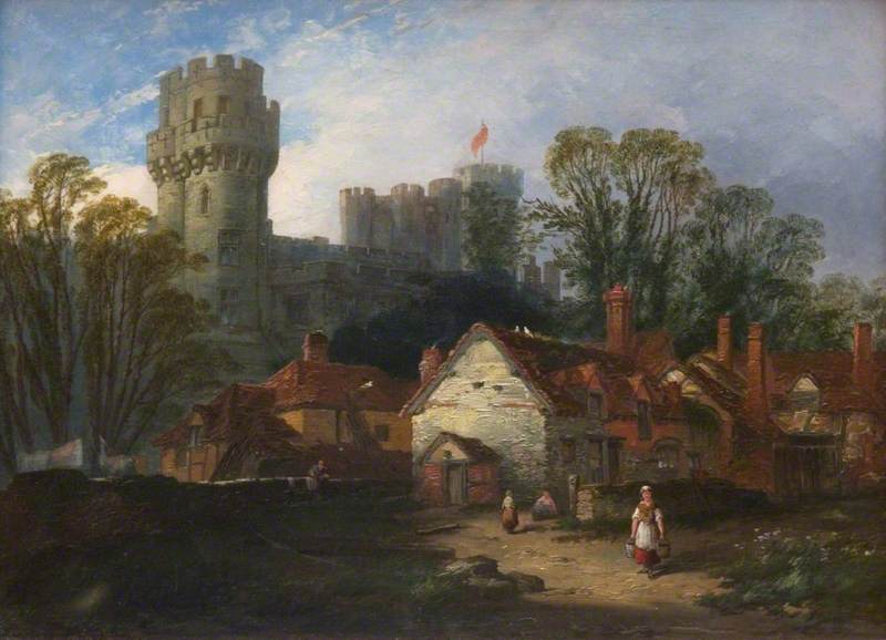 Wikioo.org - The Encyclopedia of Fine Arts - Painting, Artwork by William Pitt - Warwick Castle