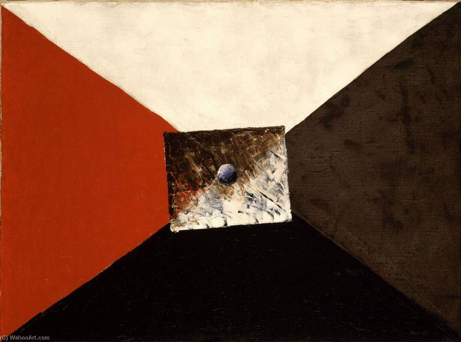 Wikioo.org - The Encyclopedia of Fine Arts - Painting, Artwork by Man Ray - Composition (Marchand de Couleurs)
