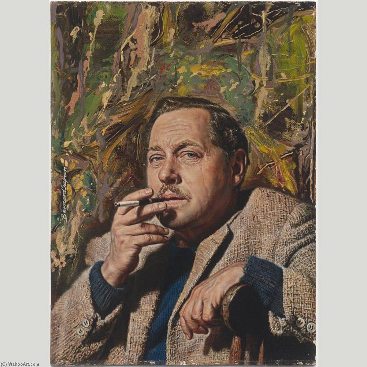 Wikioo.org - The Encyclopedia of Fine Arts - Painting, Artwork by Bernard Safran - Tennessee Williams