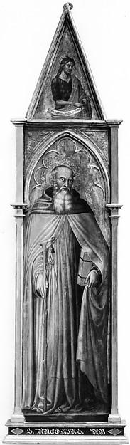WikiOO.org - Encyclopedia of Fine Arts - Lukisan, Artwork Martino Di Bartolommeo Di Biagio - Saint Anthony Abbot (with Saint John the Baptist)