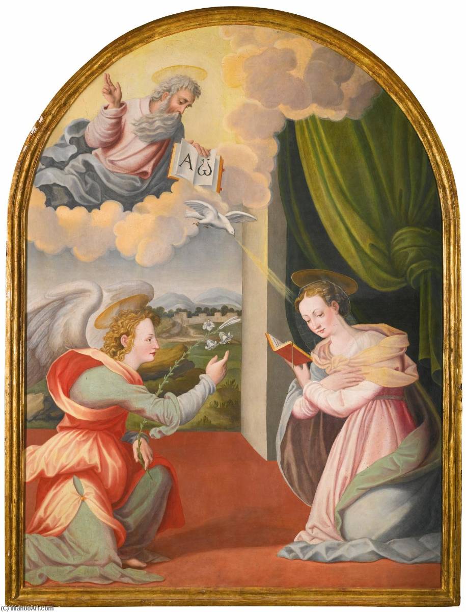 Wikioo.org - The Encyclopedia of Fine Arts - Painting, Artwork by Niccolò Betti - The Annunciation