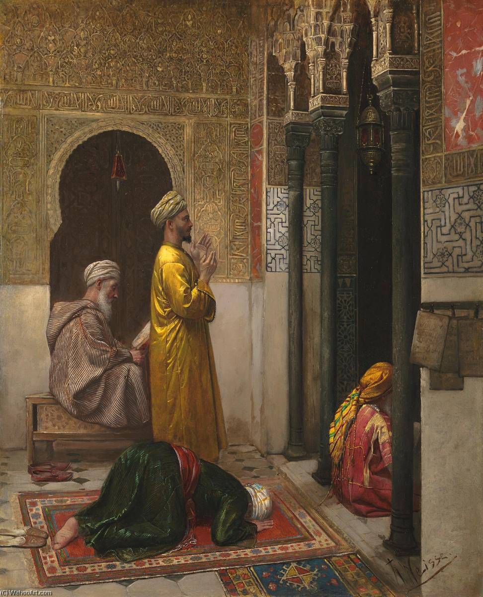 Wikioo.org - The Encyclopedia of Fine Arts - Painting, Artwork by Rudolf Weisse - A Moment of Prayer