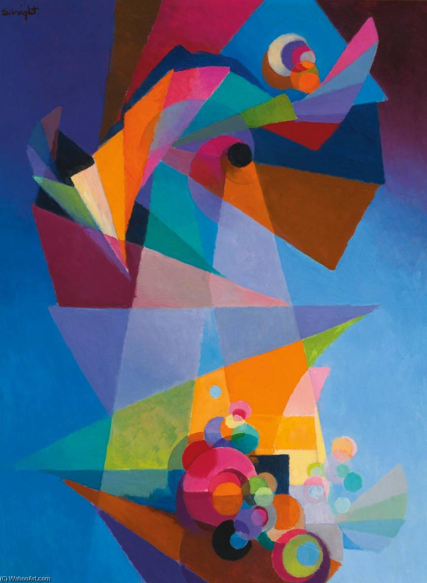 Wikioo.org - The Encyclopedia of Fine Arts - Painting, Artwork by Stanton Macdonald Wright - Embarkation