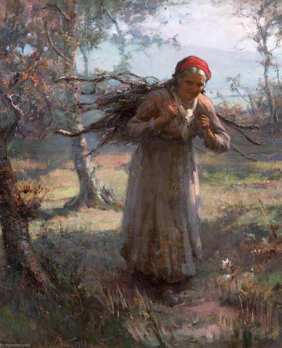 Wikioo.org - The Encyclopedia of Fine Arts - Painting, Artwork by William Pratt - Gathering Firewood
