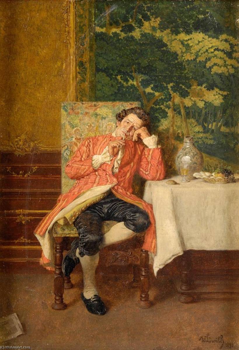 Wikioo.org - The Encyclopedia of Fine Arts - Painting, Artwork by Wilhelm Lowith - Lost in Thought