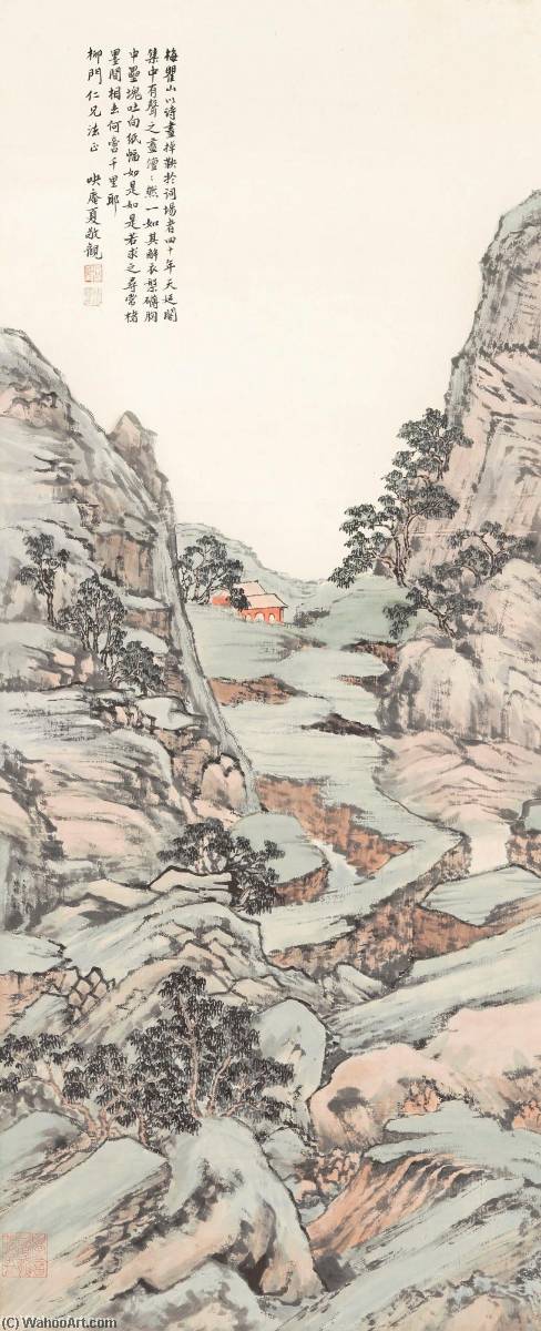 Wikioo.org - The Encyclopedia of Fine Arts - Painting, Artwork by Xia Jingguan - LANDSCAPE