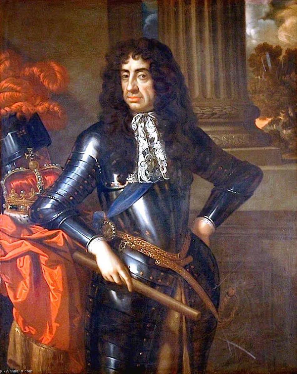 Wikioo.org - The Encyclopedia of Fine Arts - Painting, Artwork by Benedetto Gennari The Younger - King Charles II