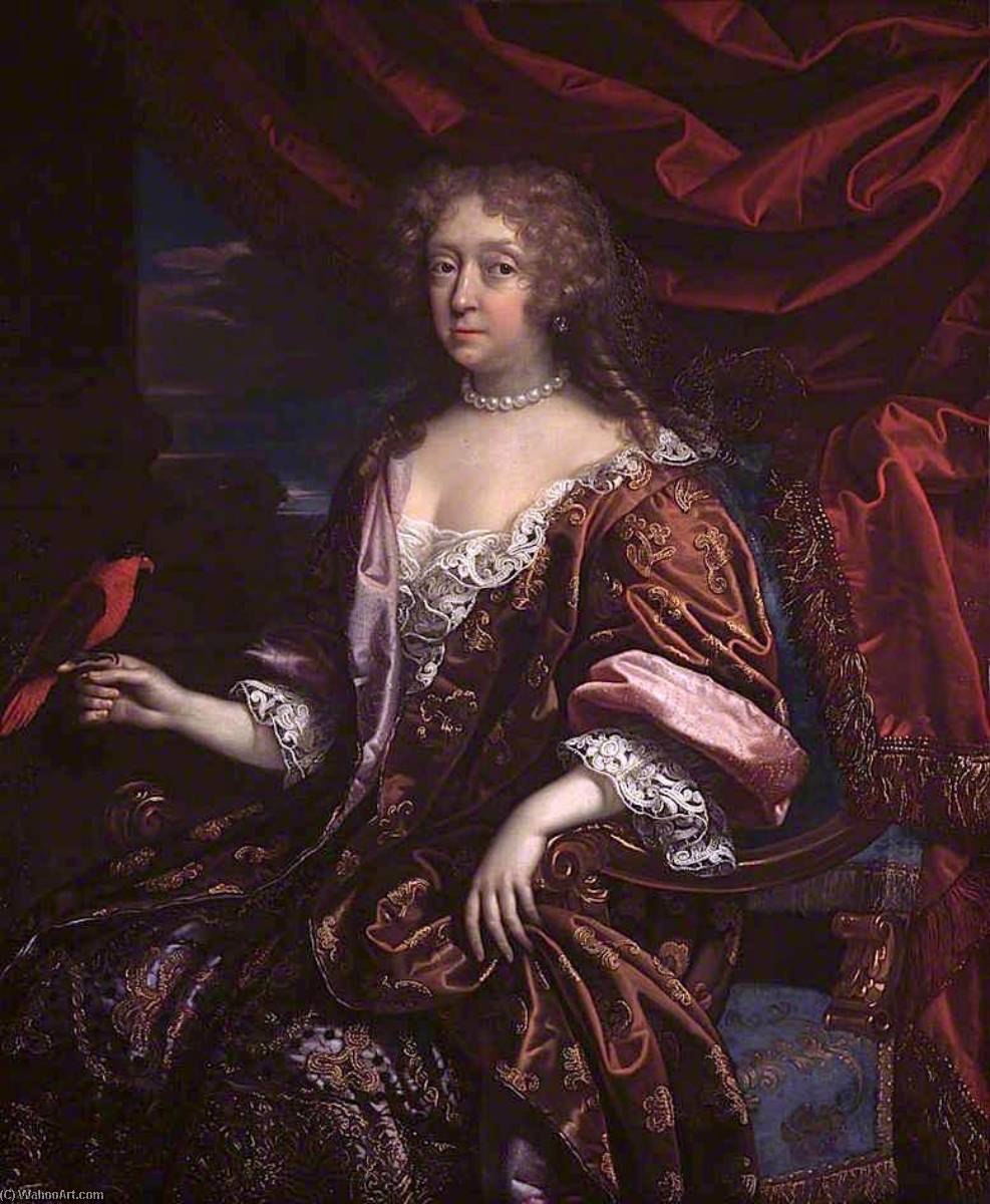 Wikioo.org - The Encyclopedia of Fine Arts - Painting, Artwork by Benedetto Gennari The Younger - Elizabeth Murray, Duchess of Lauderdale