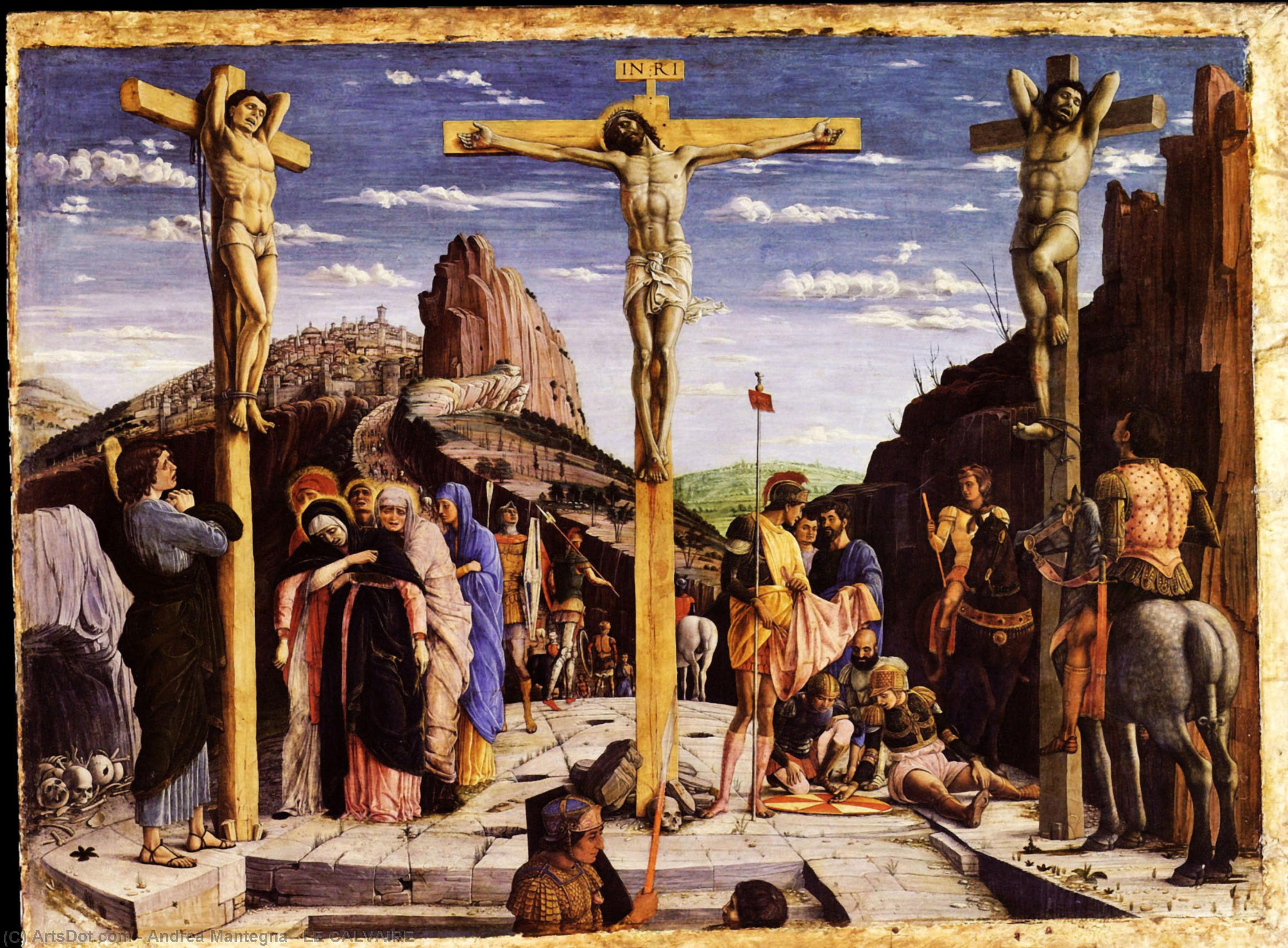 Wikioo.org – L'Enciclopedia delle Belle Arti - Pittura, Opere di Andrea Mantegna - LE CALVAIRE