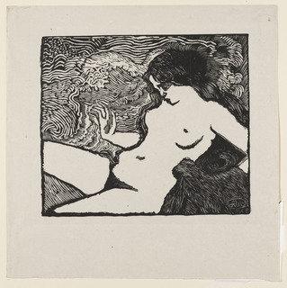 Wikioo.org - The Encyclopedia of Fine Arts - Painting, Artwork by Aristide Maillol - The Wave (La Vague)