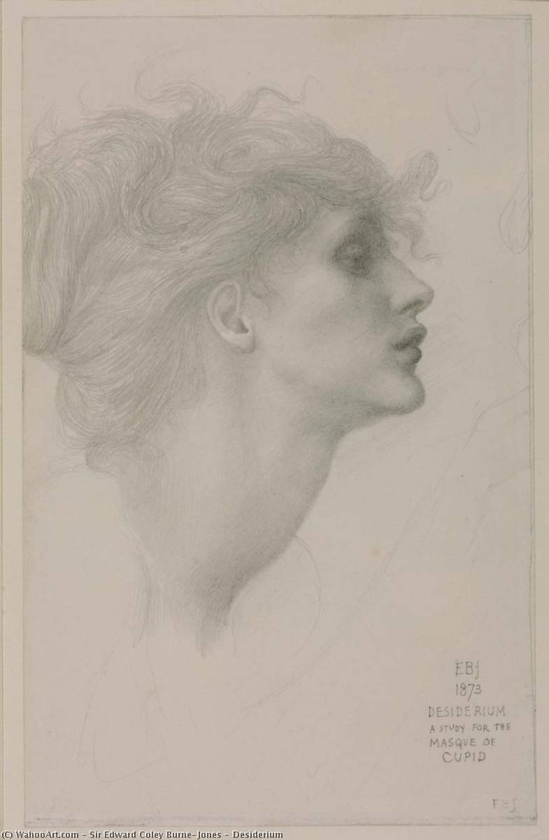 Wikioo.org – L'Enciclopedia delle Belle Arti - Pittura, Opere di Edward Coley Burne-Jones - Desiderium