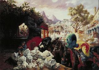 Wikioo.org - The Encyclopedia of Fine Arts - Painting, Artwork by Peter Blume - The Eternal City