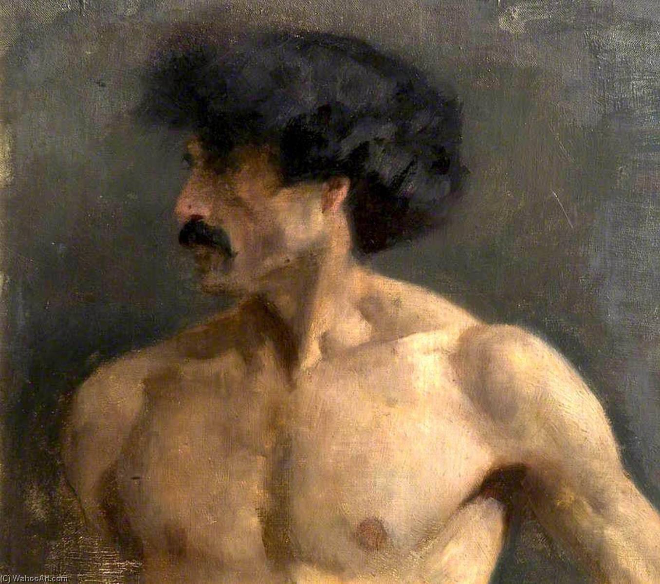 WikiOO.org - Encyclopedia of Fine Arts - Malba, Artwork Fred Balshaw - Life Study of a Man