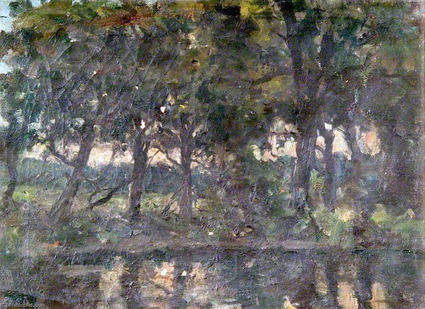 Wikioo.org - The Encyclopedia of Fine Arts - Painting, Artwork by George A Boyle - Forest Scene