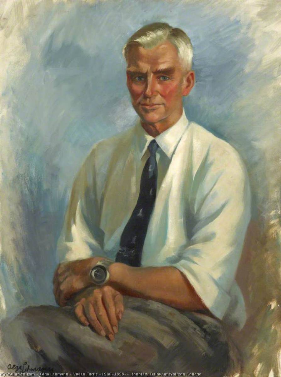 Wikioo.org - The Encyclopedia of Fine Arts - Painting, Artwork by Olga Lehmann - Vivian Fuchs (1908–1999), Honorary Fellow of Wolfson College