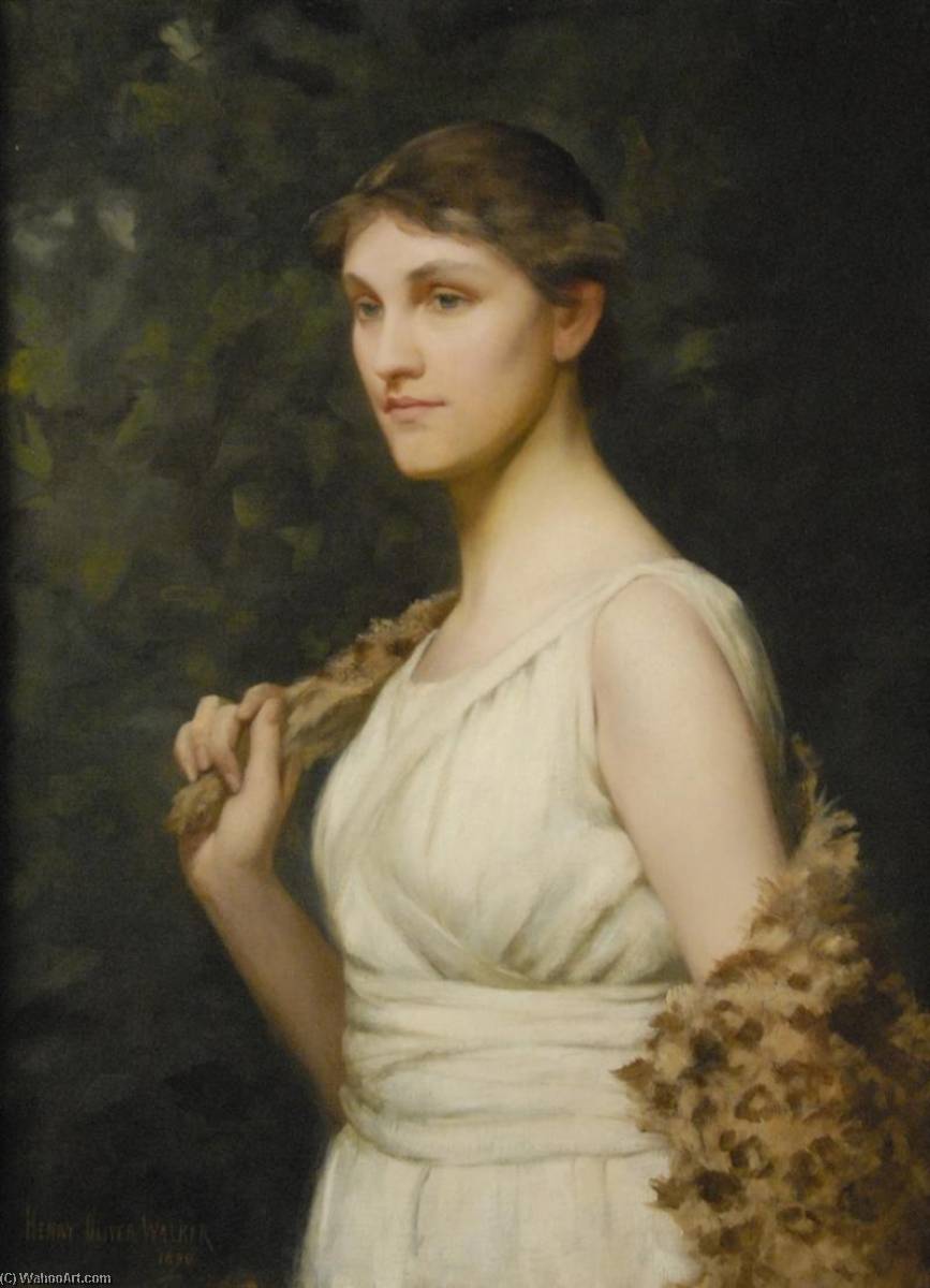 Wikioo.org - The Encyclopedia of Fine Arts - Painting, Artwork by Henry Oliver Walker - Ideal Woman