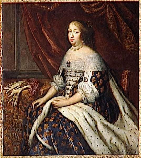 Wikioo.org – L'Encyclopédie des Beaux Arts - Peinture, Oeuvre de Jean Nocret - ANNE D'AUTRICHE , REINE DE FRANCE ( 1601 1666 )