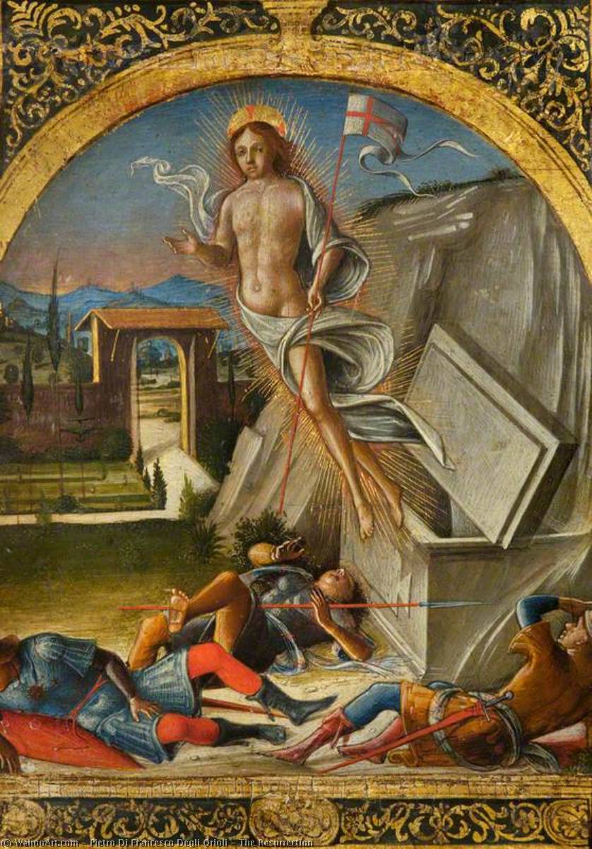 Wikioo.org - The Encyclopedia of Fine Arts - Painting, Artwork by Pietro Di Francesco Degli Orioli - The Resurrection