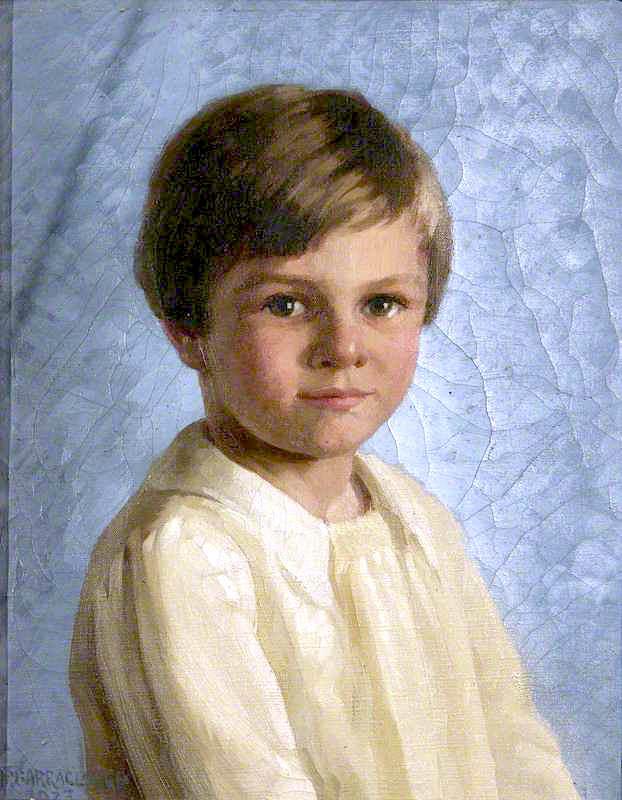 Wikioo.org - The Encyclopedia of Fine Arts - Painting, Artwork by James Penniston Barraclough - Michael Pickersgill Benthall, as a Young Boy