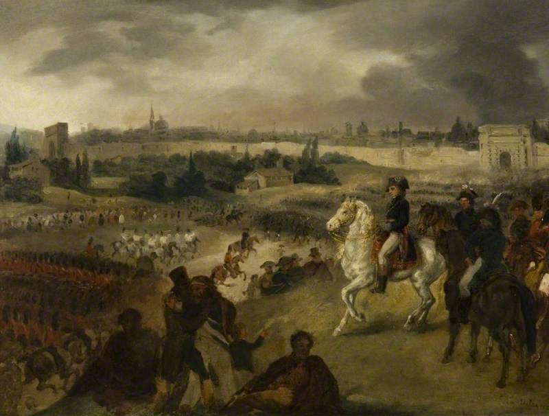 Wikioo.org - The Encyclopedia of Fine Arts - Painting, Artwork by Hippolyte Bellangé - The Entry of Bonaparte into Milan