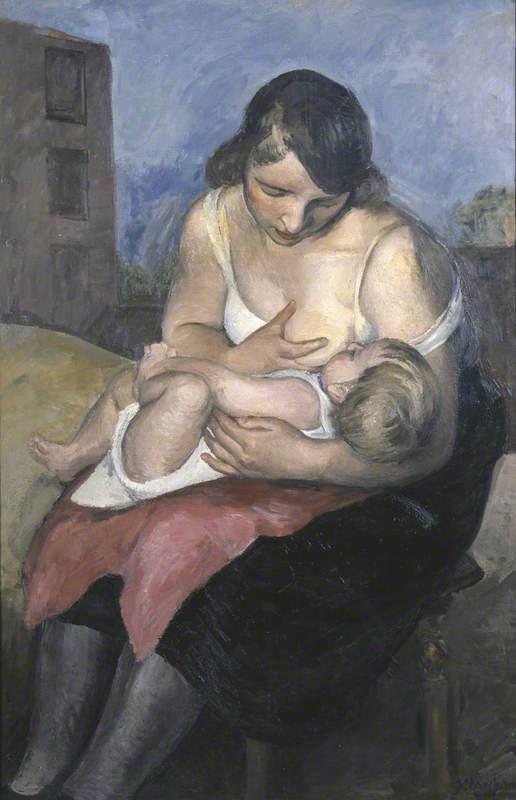Wikioo.org - The Encyclopedia of Fine Arts - Painting, Artwork by Jean Hippolyte Marchand - Maternity