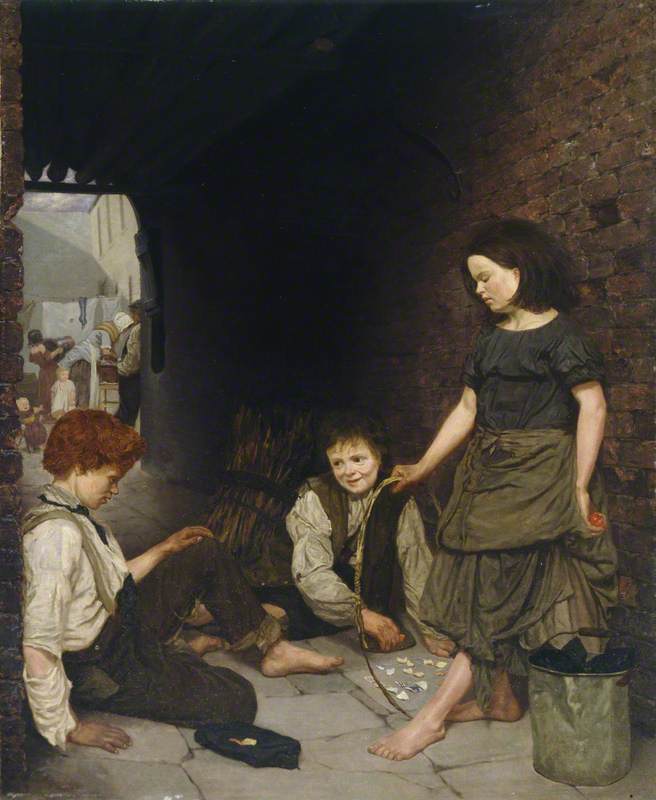 Wikioo.org - The Encyclopedia of Fine Arts - Painting, Artwork by Thomas Armstrong - Manchester and Salford Children