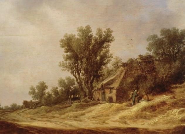 WikiOO.org - دایره المعارف هنرهای زیبا - نقاشی، آثار هنری Jan Josefz Van Goyen - Landscape with Cabin