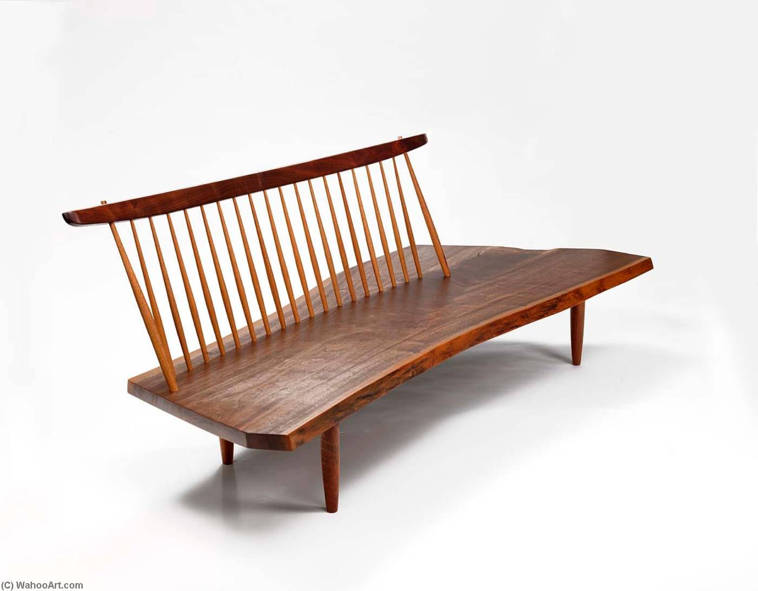 Wikioo.org - The Encyclopedia of Fine Arts - Painting, Artwork by George Nakashima - Conoid Bench