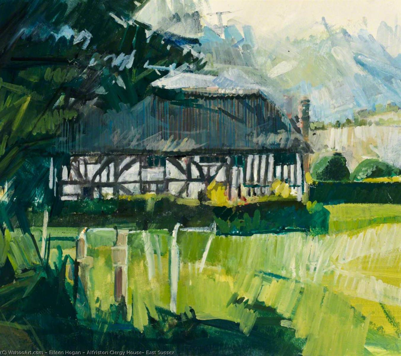 Wikioo.org - The Encyclopedia of Fine Arts - Painting, Artwork by Eileen Hogan - Alfriston Clergy House, East Sussex