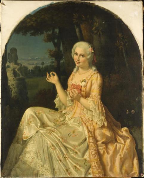 Wikioo.org - The Encyclopedia of Fine Arts - Painting, Artwork by Ferdinand Birotheau - LA MARGUERITE