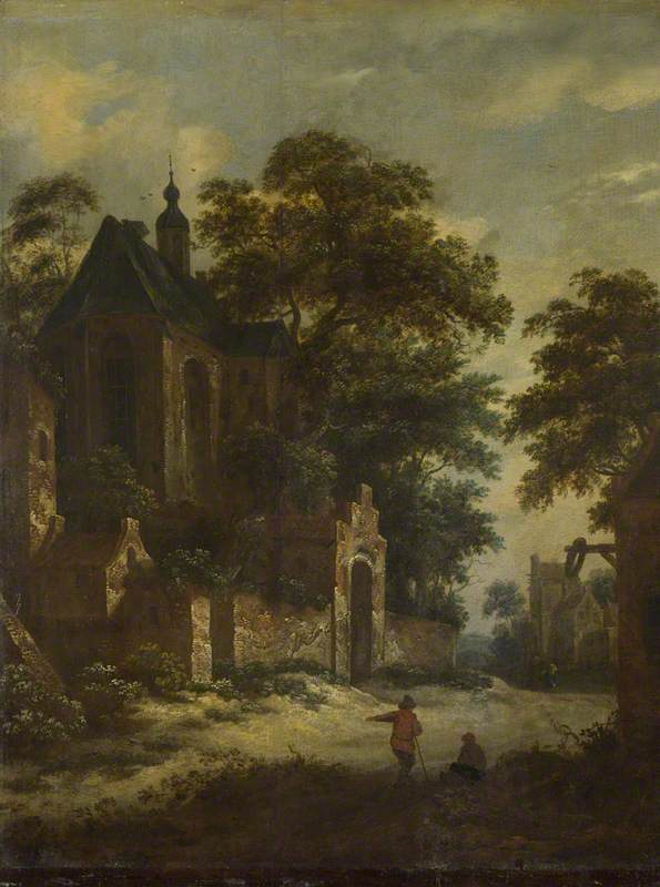 Wikioo.org - The Encyclopedia of Fine Arts - Painting, Artwork by Roelof Jansz Van Vries - A View of a Village