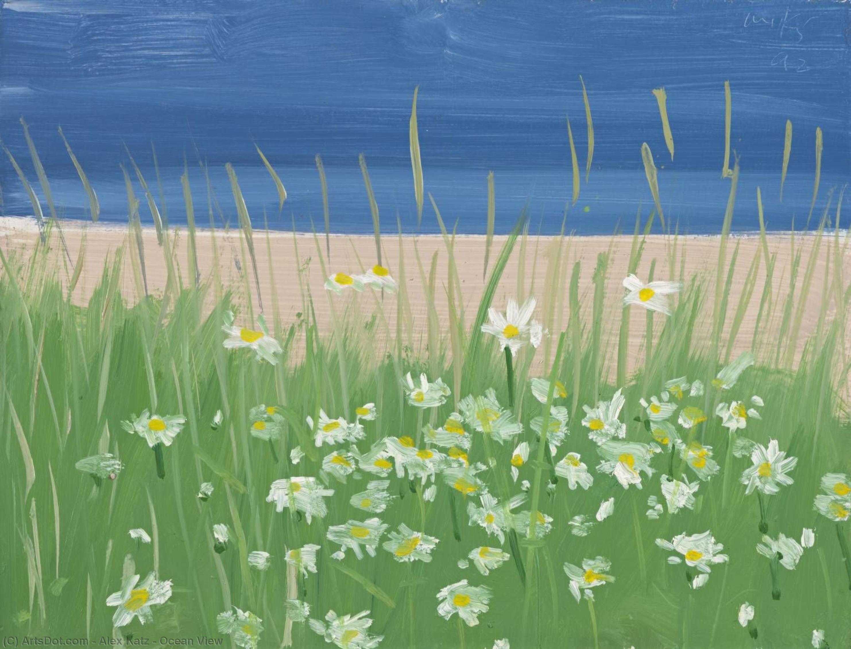 Wikioo.org - The Encyclopedia of Fine Arts - Painting, Artwork by Alex Katz - Ocean View