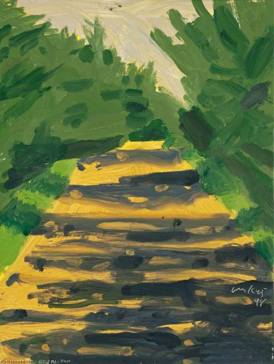 Wikioo.org - The Encyclopedia of Fine Arts - Painting, Artwork by Alex Katz - Road