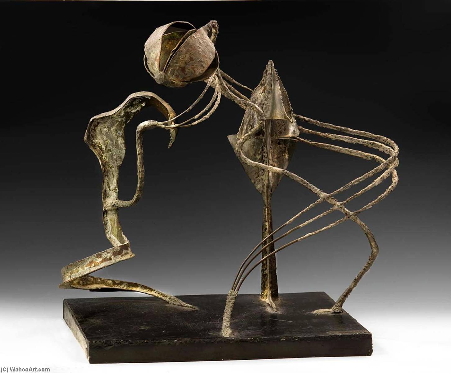 Wikioo.org - The Encyclopedia of Fine Arts - Painting, Artwork by Herbert Ferber - Gray Sculpture