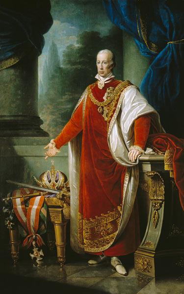 Wikioo.org - The Encyclopedia of Fine Arts - Painting, Artwork by Jozef Jakob Tominc - Emperor Franz I of Austria