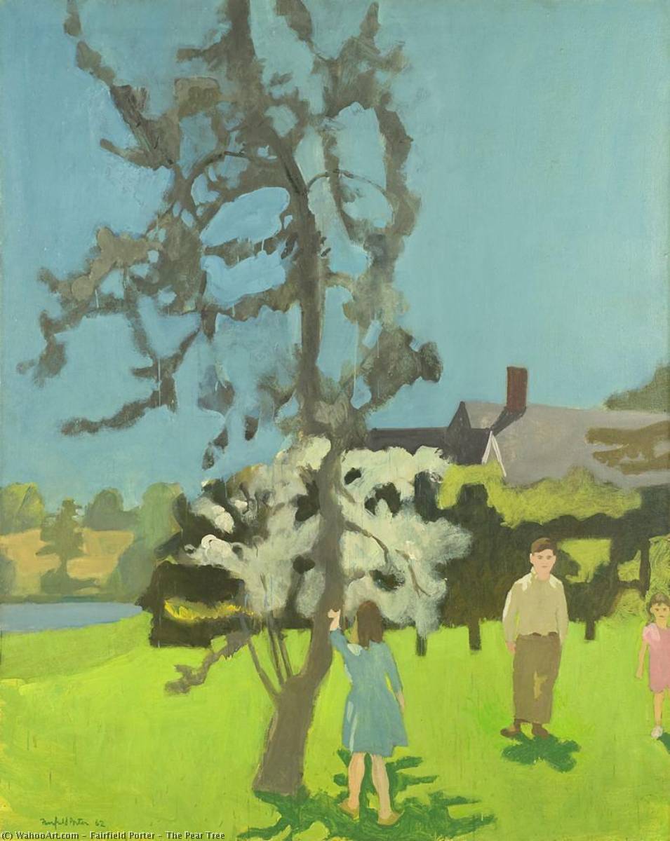 Wikioo.org - The Encyclopedia of Fine Arts - Painting, Artwork by Fairfield Porter - The Pear Tree